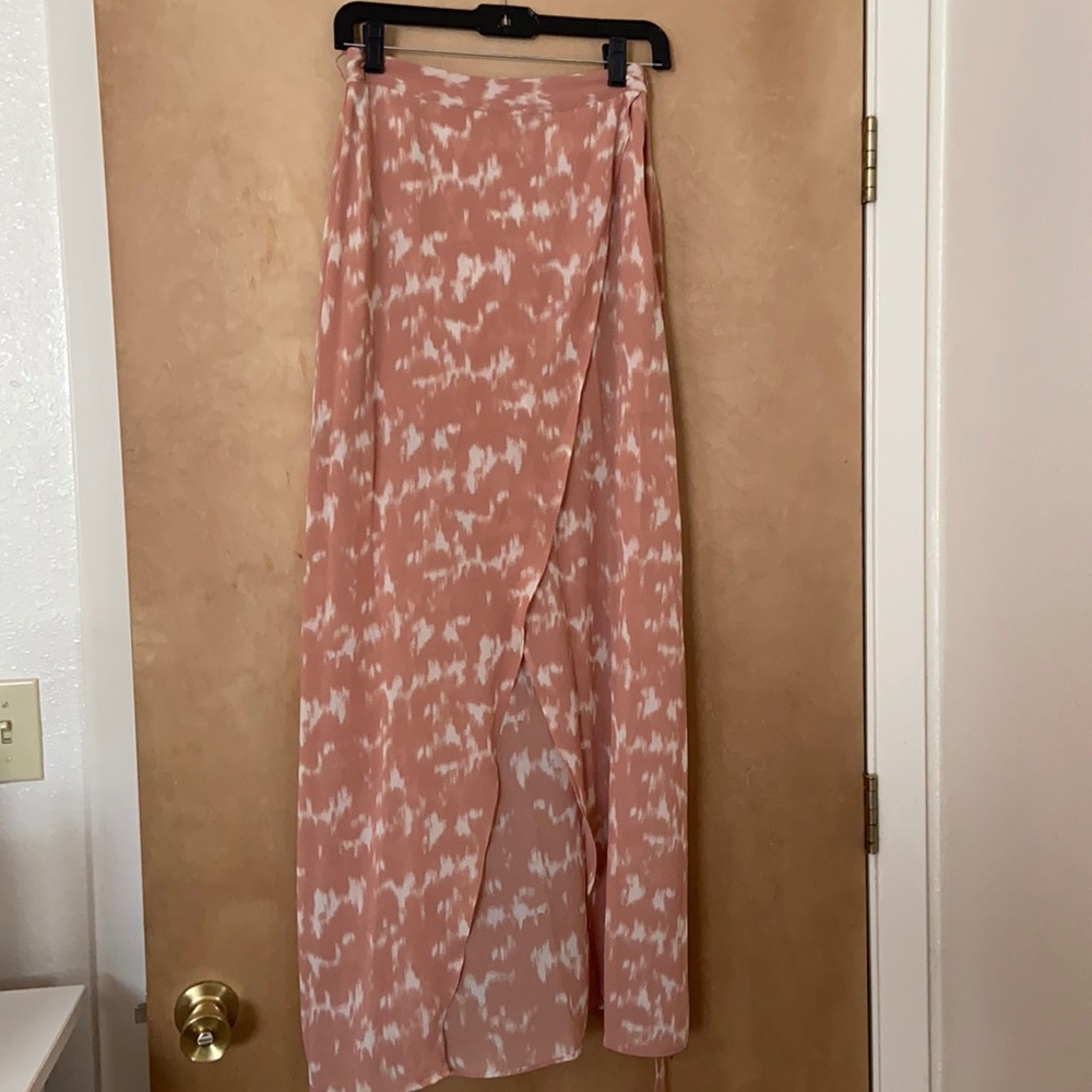 Mauve long skirt